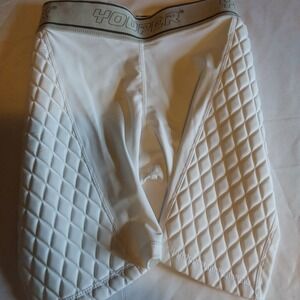 Youper Compression Padded GIRLS White Sliding‎ Softball Shorts Youth XS  NWOT